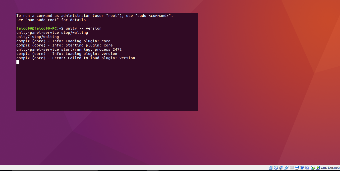 Terminale Ubuntu 16.04 - Versione Unity