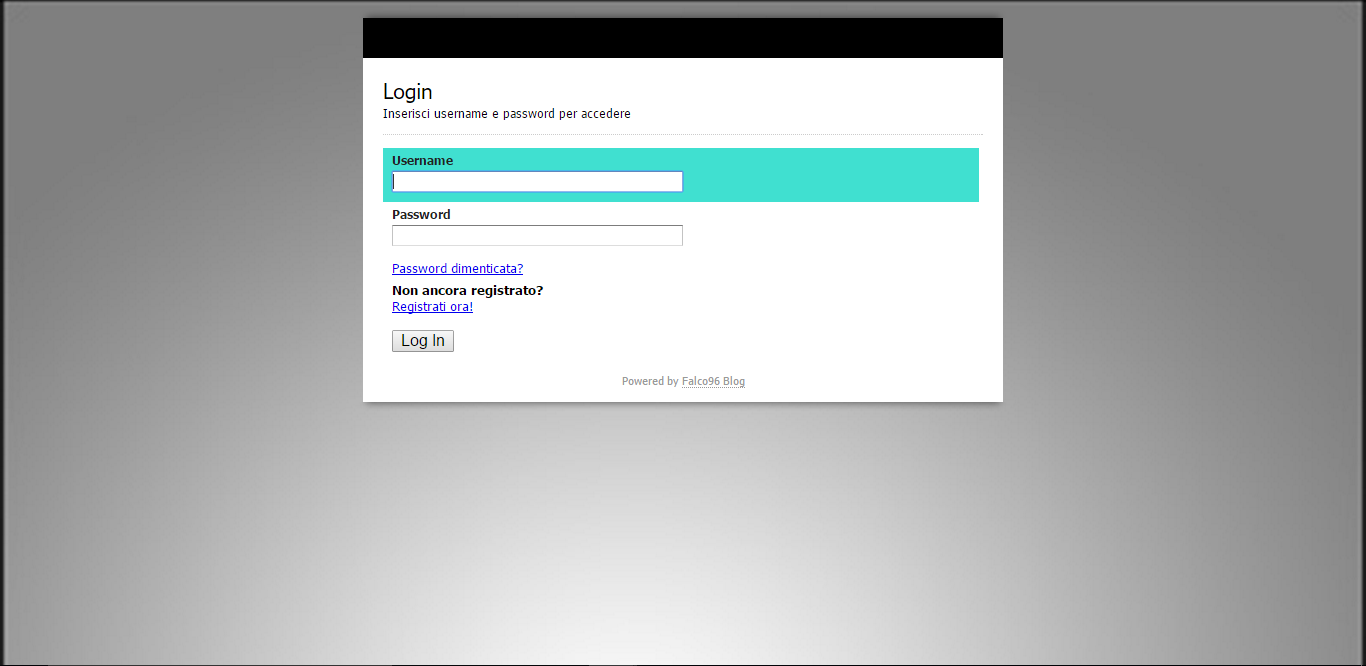 Colore Form Login