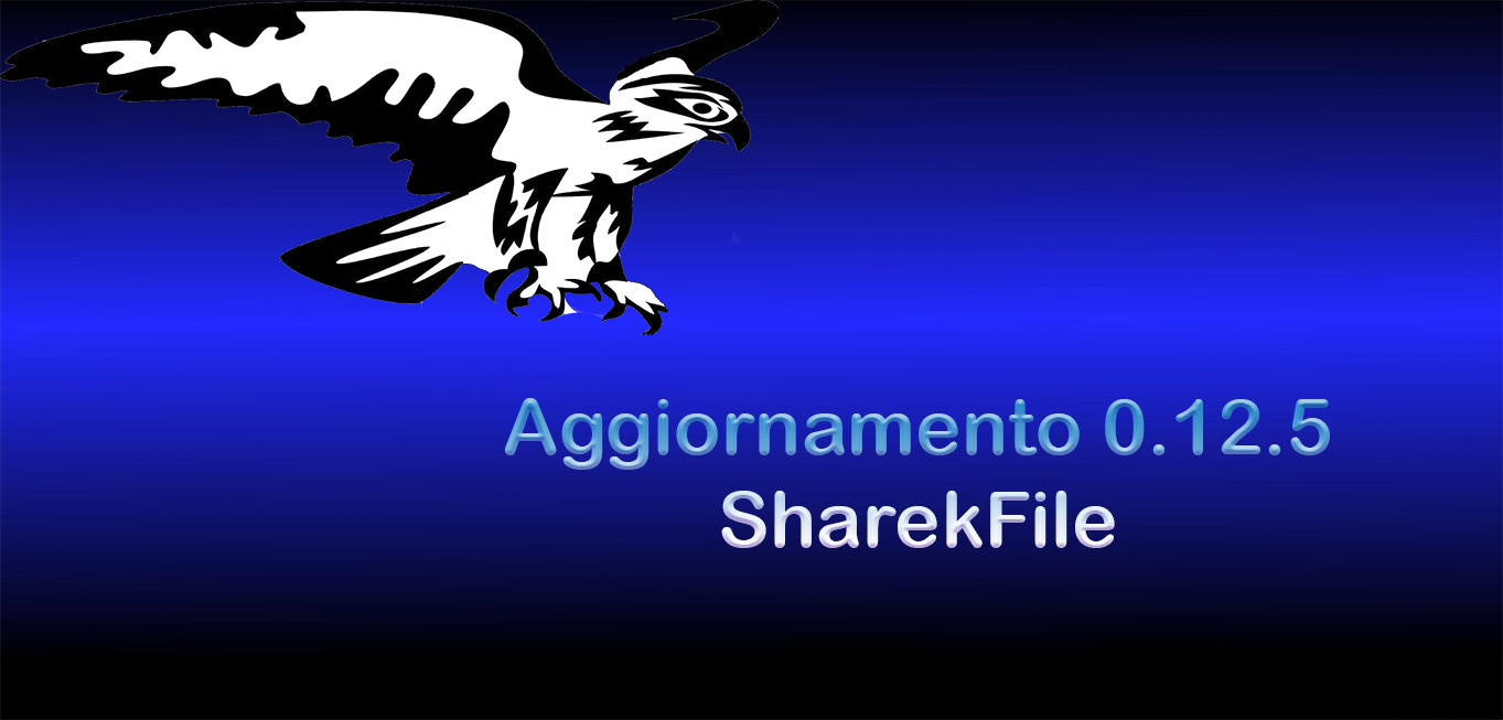 Aggiornamento 0.12.5 SharekFile